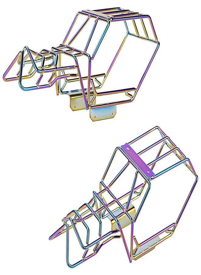 TCRC Multicolored Metal Roll Cage Body Shell with Aluminum LED Lamp Holder for Axial AX24 XC-1 1/24 RC Crawler Car Upgrade Parts - Image 5